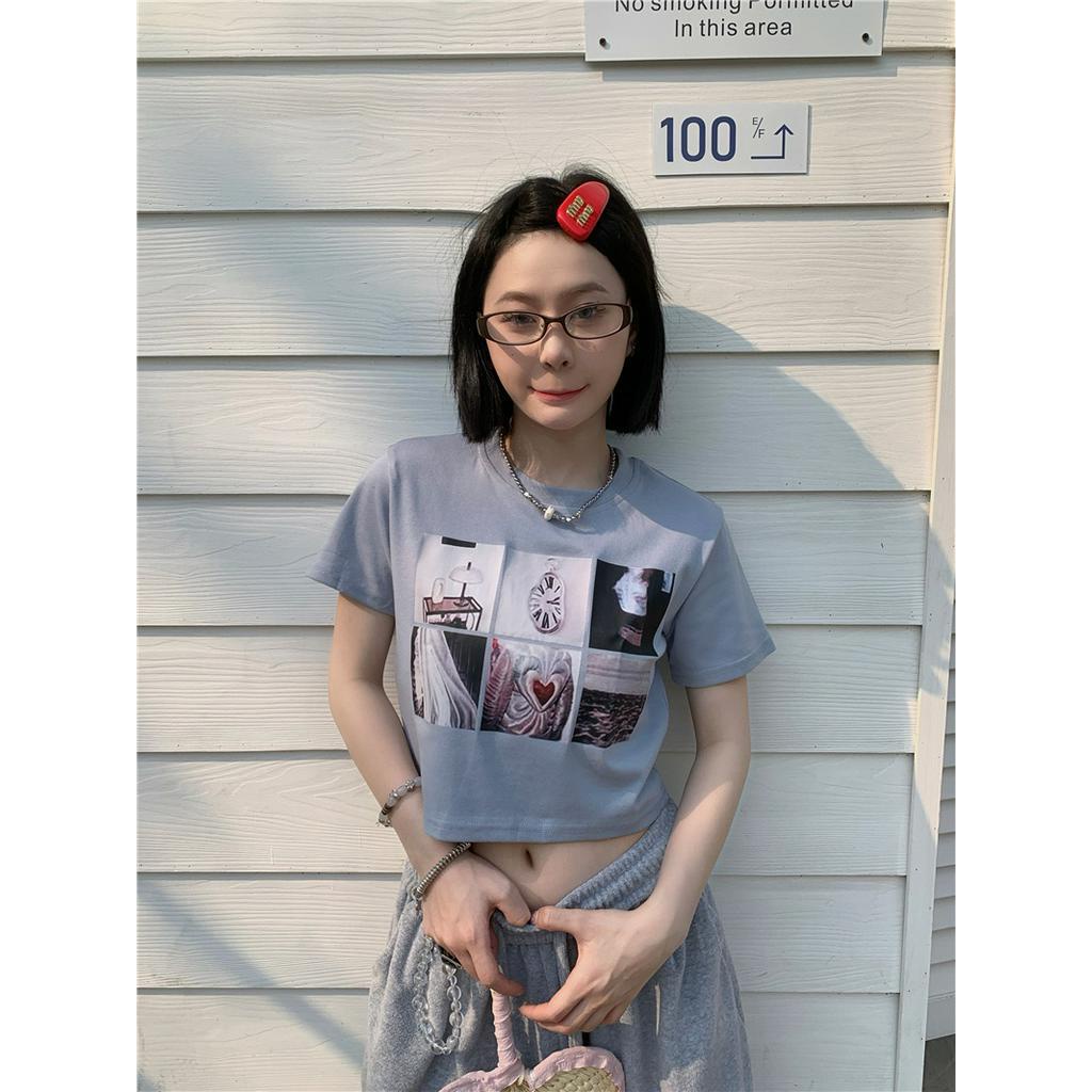 Áo Thun Cộc Tay Dáng Ôm Dễ Phối Đồ 61789