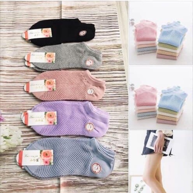 Combo 10 đôi tất lưới nữ