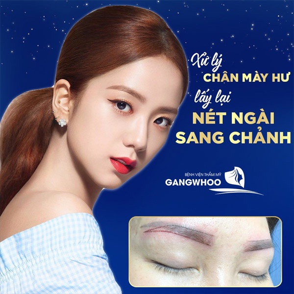 Dịch vụ Phun mày sửa lại tại Gangwhoo