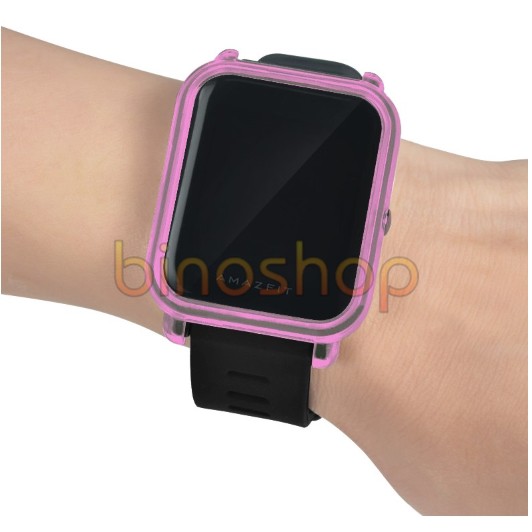Ốp viền | Case viền bảo vệ Amazfit Bip trong suốt | BigBuy360 - bigbuy360.vn