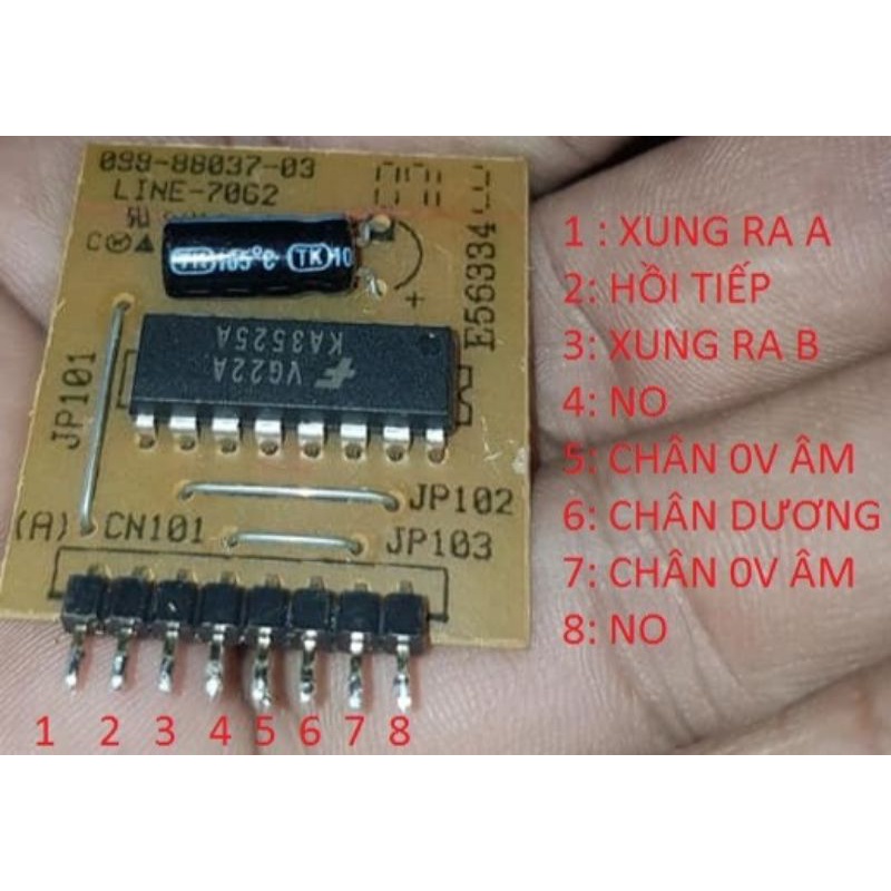 BO MẠCH DAO ĐỘNG 3525 THÁO BỘ LƯU ĐIỆN TG1000 SỐNG 100%