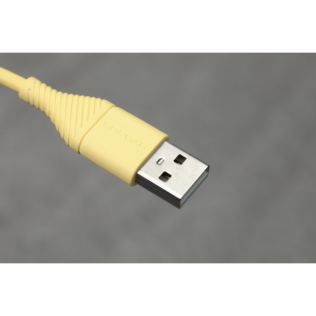 Cáp sạc Type C 1m Hydrus DR-T05 Vàng