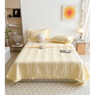 Bộ chăn ga giường 4 món Cotton Linen Chăn Chần hàn quốc