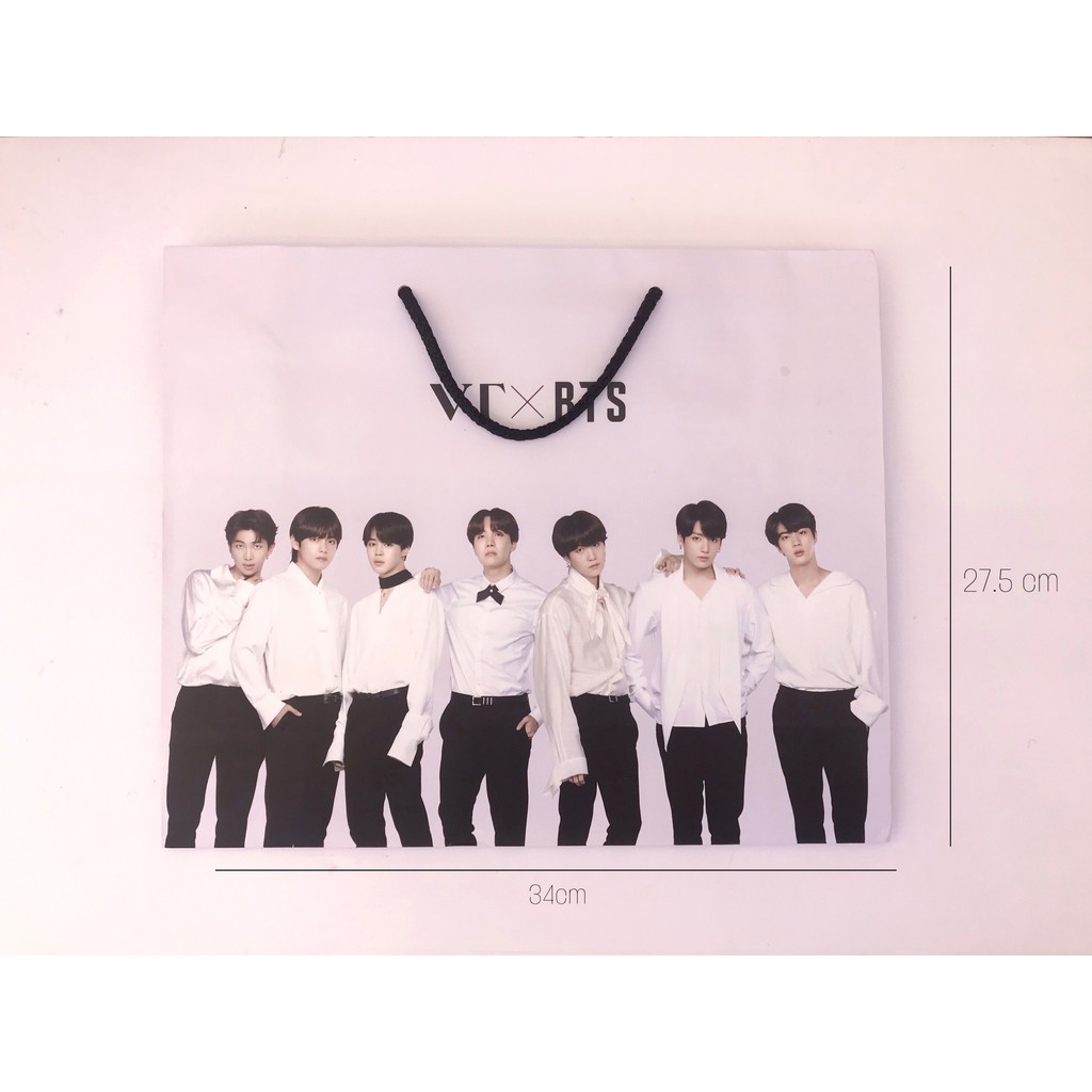 TÚI GIẤY QUÀ TẶNG VTxBTS SHOPPING BAG