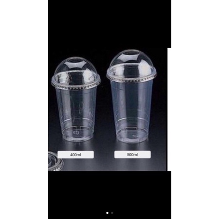50 cốc nhựa PET có nắp vồng trong suốt đẹp đựng trà sữa nước soda hoa quả…