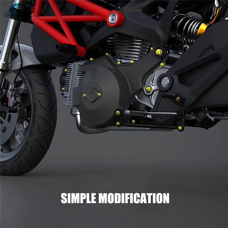 Set 30 Nút Bọc Đai Ốc Trang Trí Xe Mô Tô Chuyên Dụng