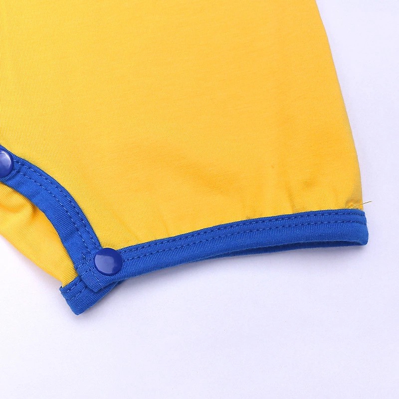 Áo liền quần cotton màu hồng và xanh lá thời trang dành cho bé sơ sinh
