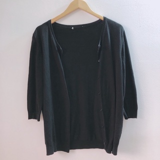 Áo khoác len cardigan mỏng nhẹ tay lỡ