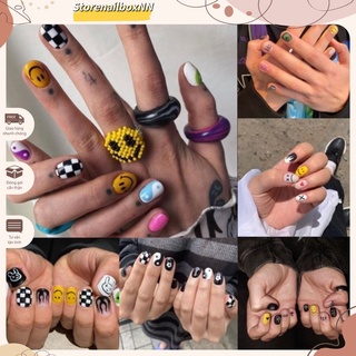 Nailbox ,10 móng úp thiết kế , vẽ hoạ tiết.