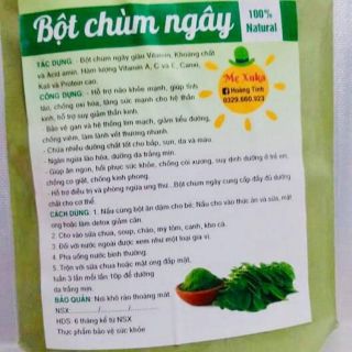 Bột chùm ngây