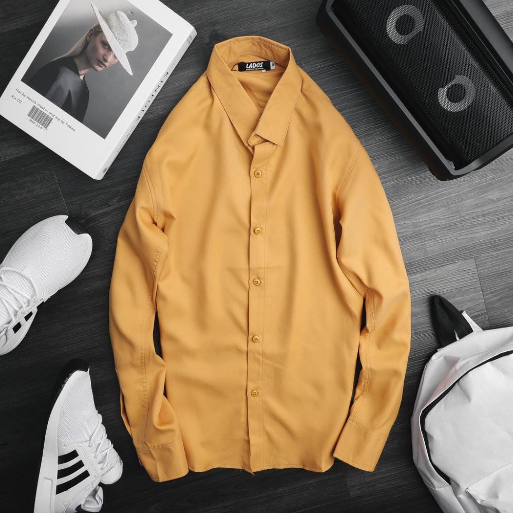 Áo sơ mi trơn tay dài nam 4U 1523 [Hàng Cao Cấp] | BigBuy360 - bigbuy360.vn