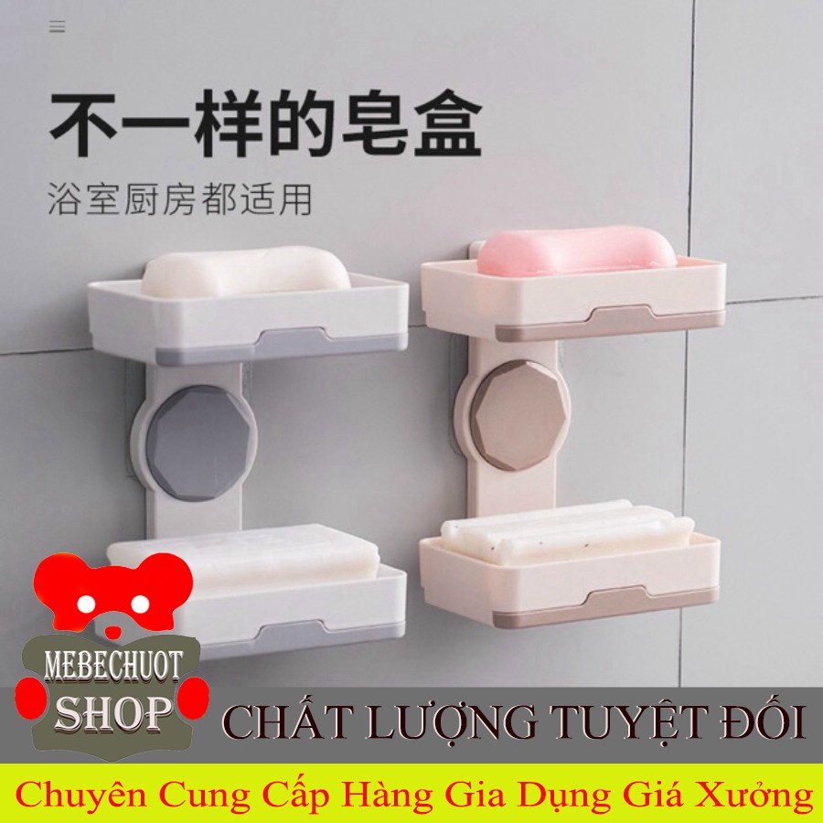 Kệ để xà bông 2 tầng hút chân không cực đẹp