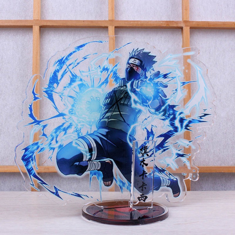 Mô Hình Nhân Vật Uzumaki Naruto Hai Mặt Bằng Acrylic 16cm