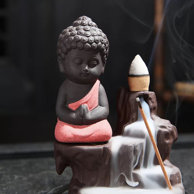 [TẶNG 10 NỤ TRẦM] Thác Khói Trầm Hương Tượng Phật