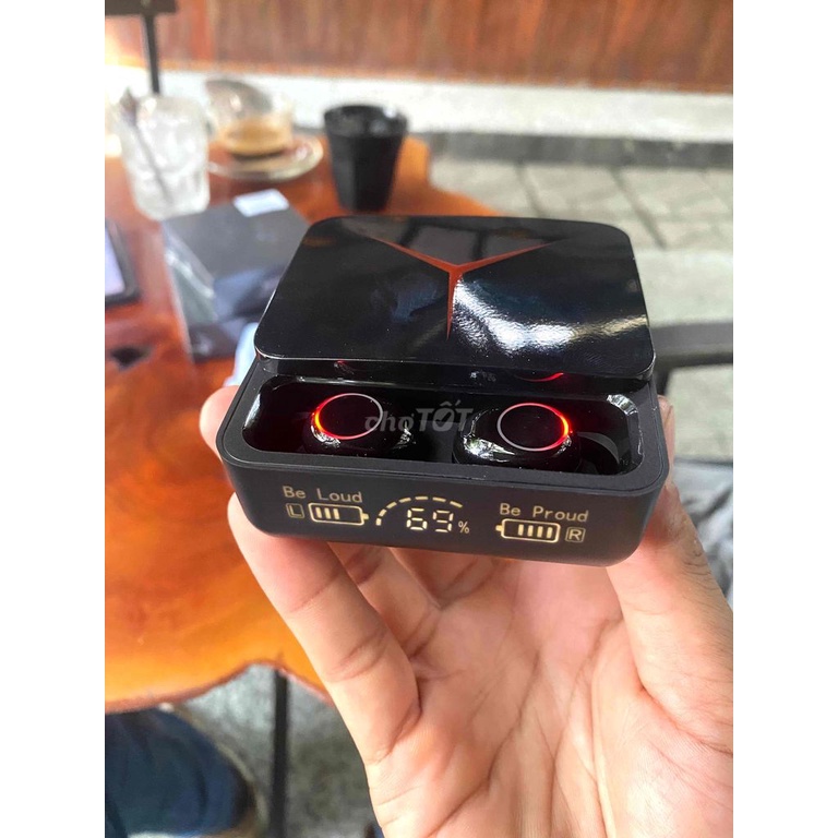 Tai Nghe TWS Bluetooth 5.3 M90 Pro - Độ trễ cực thấp, âm thanh nổi thể thao với thanh trượt hiển [BẢN QUỐC TẾ] ma m90