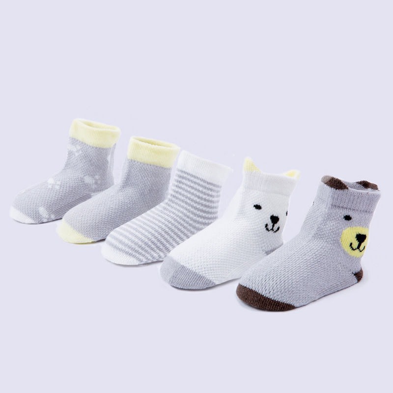 Set 5 đôi tất lưới cổ thấp Kid's Socks