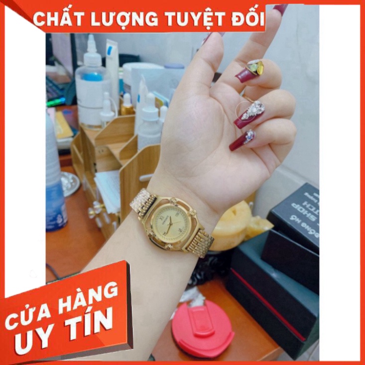 Đồng hồ nữ VERSACE dây kim loại thiết kế tinh tế hợp gu thời trang giới trẻ, chống nước,có thẻ bảo hành tuyển sỉ lẻ