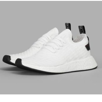 GIẦY THỂ THAO Sneaker NMD R2 WHITE BLACK .