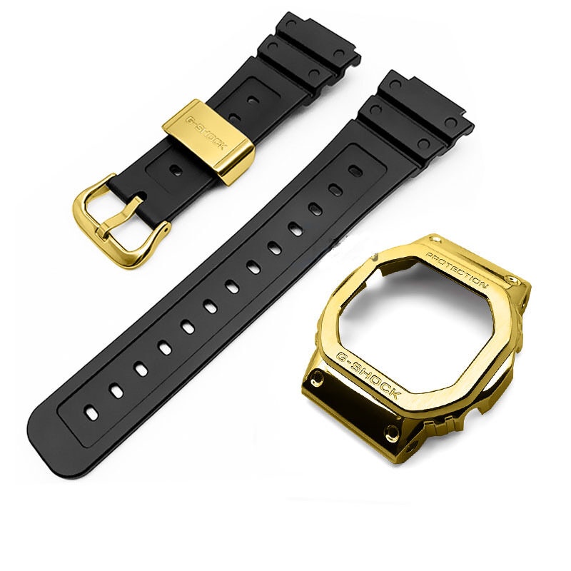 Dây Đeo Thay Thế Bằng Kim Loại Cao Su Cho Đồng Hồ Casio G-shock DW5600/5610 GW5600E Casio DW/GW5000 DW5035