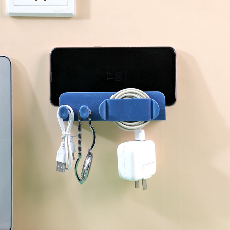 Giá Đỡ Điện Thoại Đa Năng 3 Trong 1 Gắn Tường Không Cần Đục Lỗ