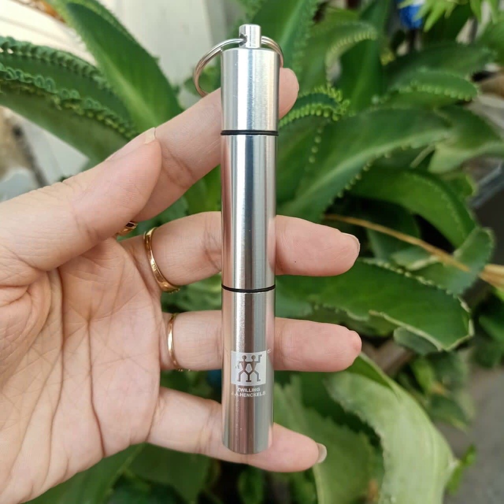 Bộ Lấy Ráy Tai, Bộ Ngoáy Tai Kiêm Móc Khóa 6 Món Thép Không Gỉ An Toàn Zwilling Nhập Khẩu Đức- Gia Dụng Toàn Cầu TC