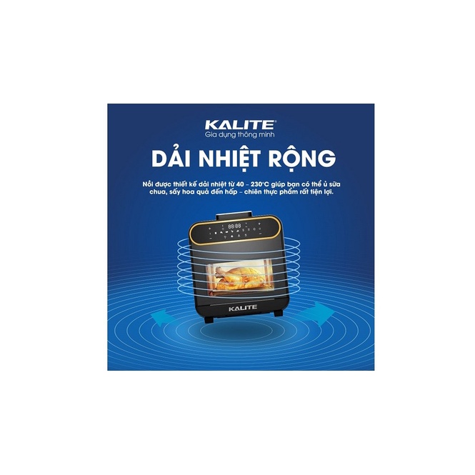 NỒI CHIÊN HƠI NƯỚC KHÔNG DẦU KALITE STEAM PRO 15L