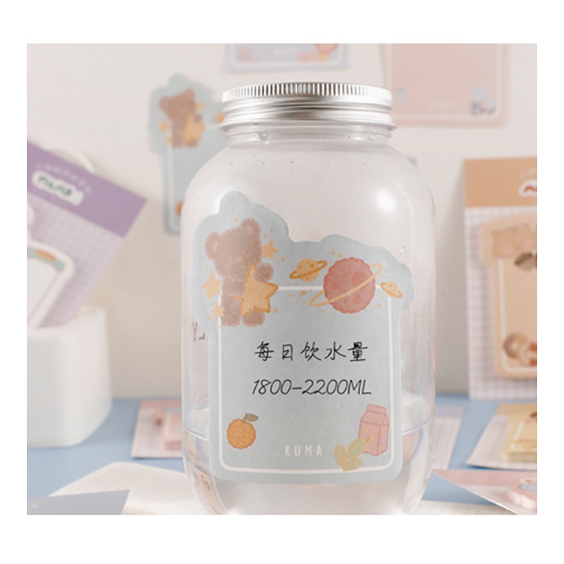 Giấy Ghi Chú Họa Tiết Hoạt Hình Dễ Thương Cho Học Sinh