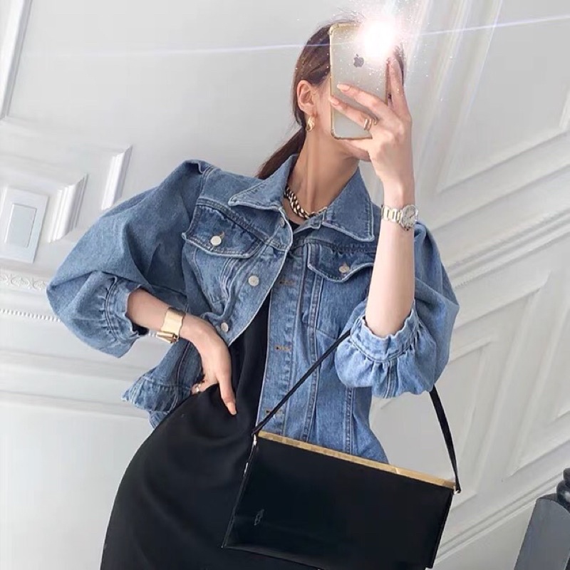 Áo bò lửng tay dễ mix