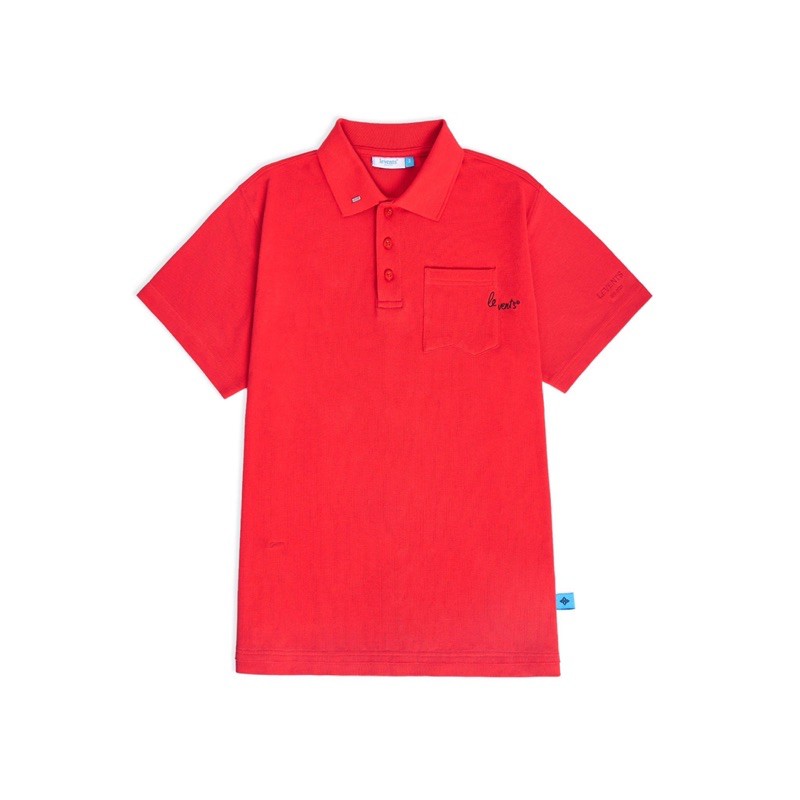 ÁO POLO LEVENTS® DROP SHOULDER SS SHIRT/RED (Levents Chính hãng ✅)