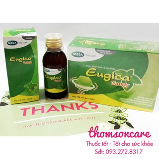 Eugica giảm ho - Dạng siro 100ml | dạng kẹo Hộp 100 Viên