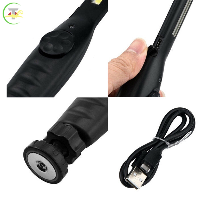 (Hàng Mới Về) Đèn Led Hỗ Trợ Sửa Chữa Xe Hơi Sạc Usb Tiện Dụng