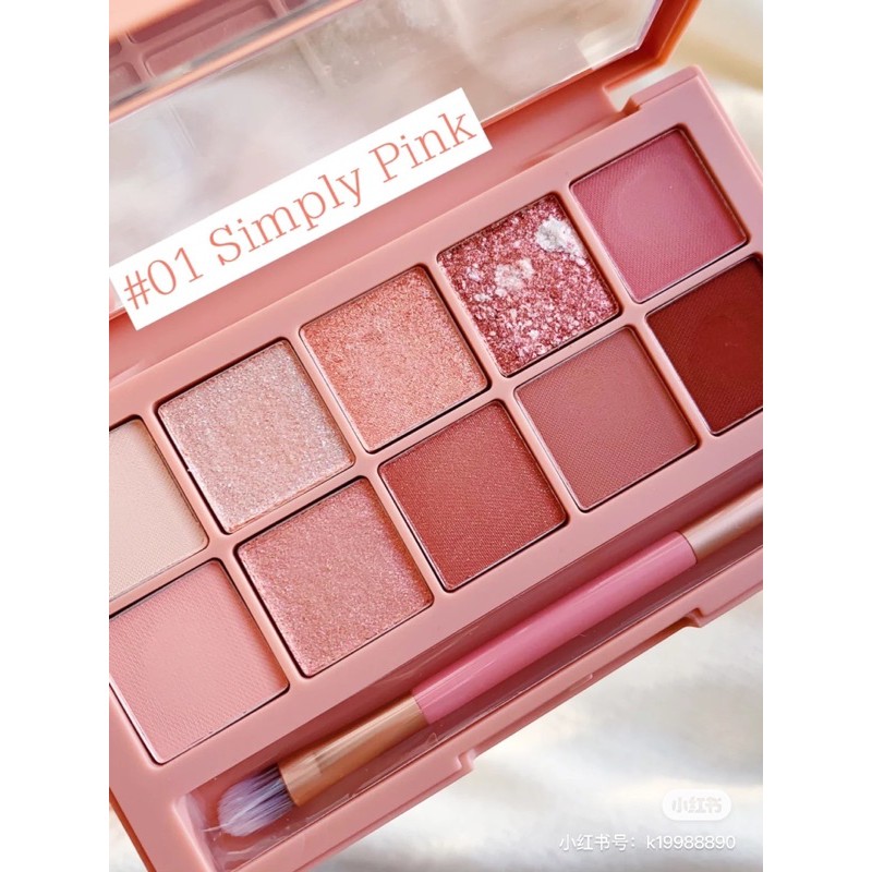 Bảng Phấn Mắt Clio Pro Eye Palette #01 - Simple Pink