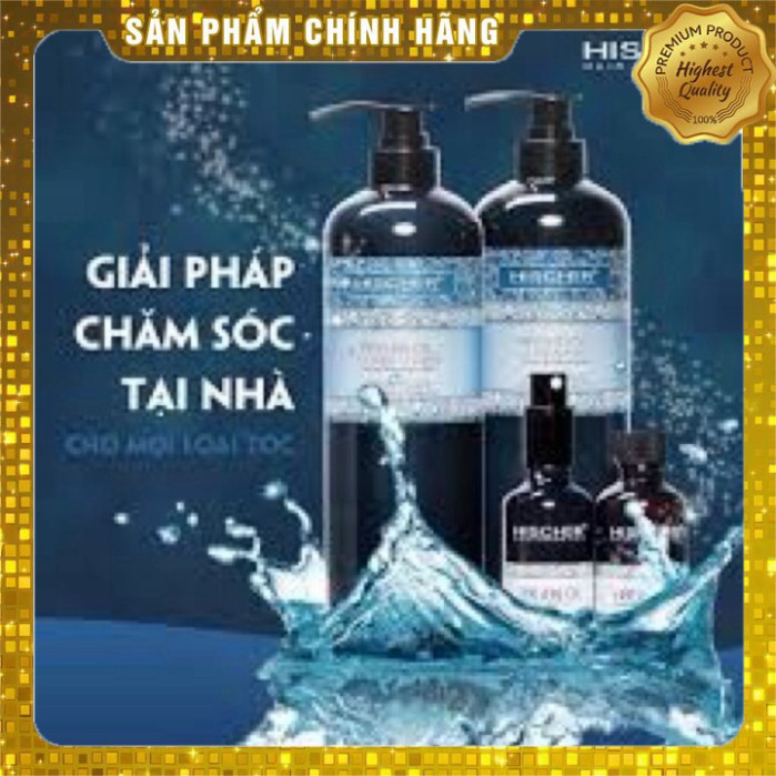 CẶP DẦU GỘI DẦU XẢ PHỤC HỒI HƯƠNG NƯỚC HOA SIÊU MỀM MƯỢT HICHER 1000ml