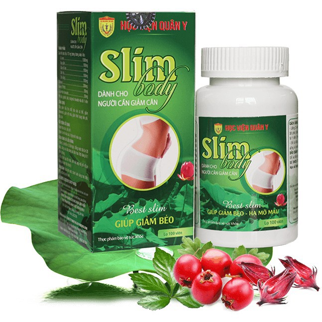 Giảm cân Slim Body New - Học Viện Quân Y (Hộp 100 viên) | BigBuy360 - bigbuy360.vn