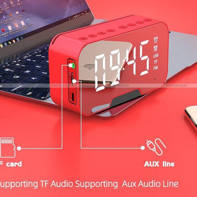 Bộ Loa Bluetooth Hifi Màn Hình Led 3d Kiêm Đồng Hồ Báo Thức Cho Sony G5