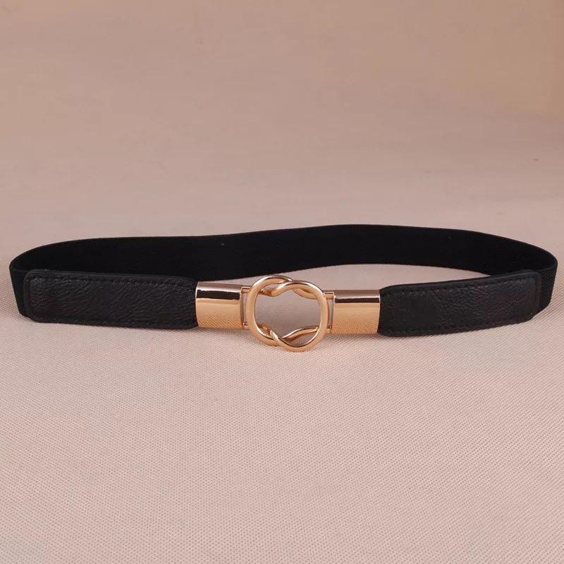 Đai váy áo vest sơ mi 2.5cm simsimvintage ĐV002 Mặt vàng xoắn dây nịt váy đầm sơ mi nữ chun co dãn sang chảnh