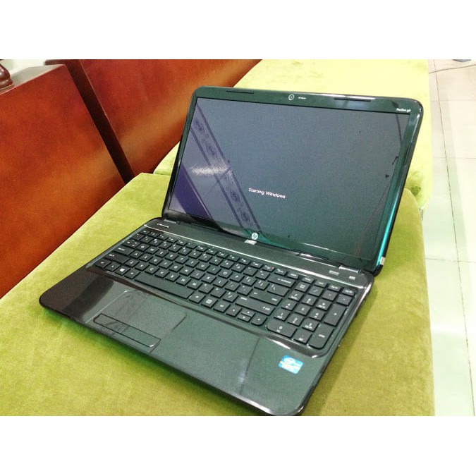 Laptop HP pavilion G6, Core i3 2350M, RAM 6G, HDD 500G, màn 15,6in màu đen bóng đẹp keng