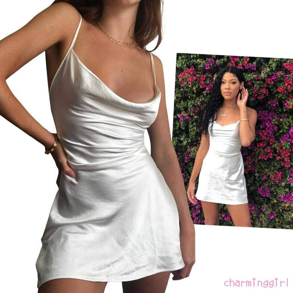 Đầm không tay Cổ Chữ V Thời Trang Quyến Rũ