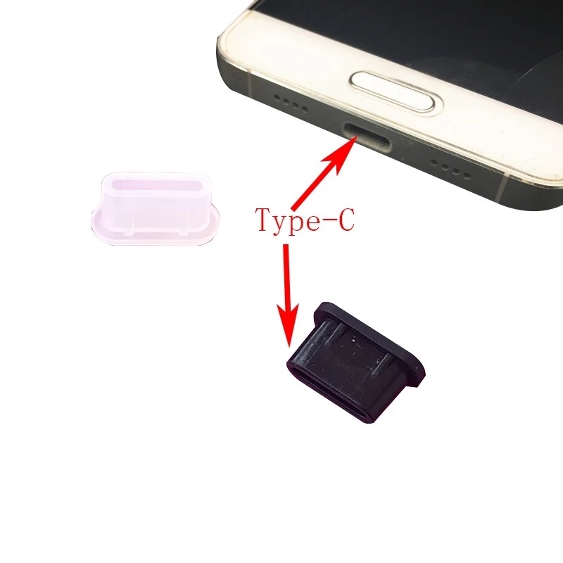 Ốp Điện Thoại Silica Gel Mềm Chống Thấm Nước Có Cổng Sạc Cho Điện Thoại Android Type-C