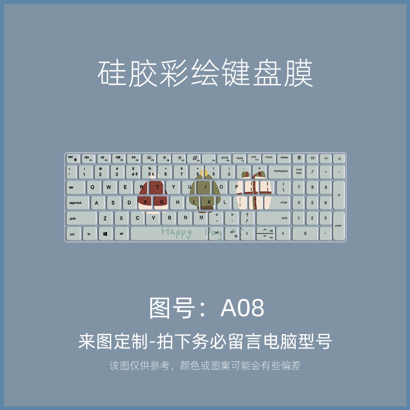 Phim Hoạt Hình Dán Bảo Vệ Bàn Phím Máy Tính Dell Vostro 5510 5515 Inspiron 15 3000 5510 Pro-5518 2021 15.6inch