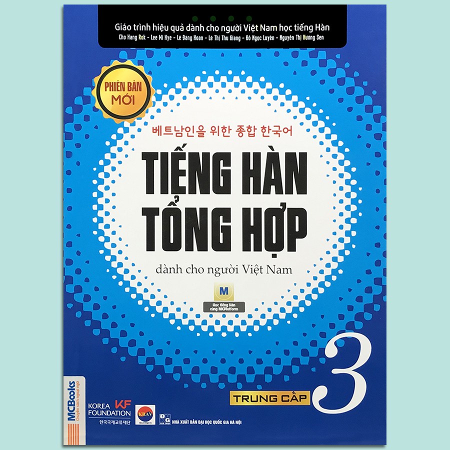 Sách - Tiếng Hàn Tổng Hợp Dành Cho Người Việt Nam - Trung Cấp 3 Phiên Bản Mới (2 Màu)