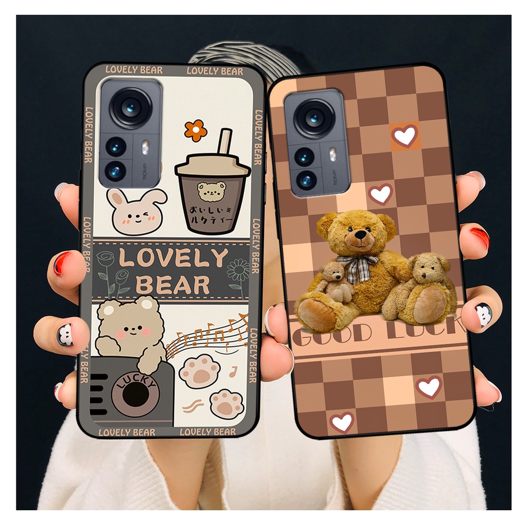 Ốp lưng Xiaomi 12 / Xiaomi 12 Pro in hình gấu bear dễ thương, bền đẹp
