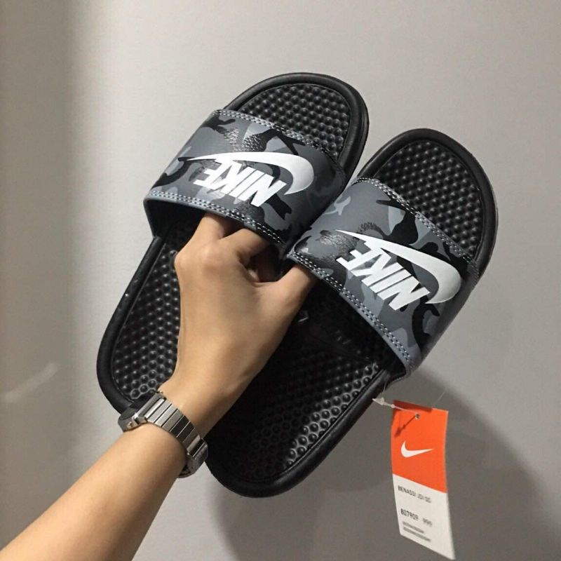 Dép Nike Nk quai ngang hot trend unisex nam nữ loại 1.1 cao câp in nổi , lót dày , có đệm , có tag