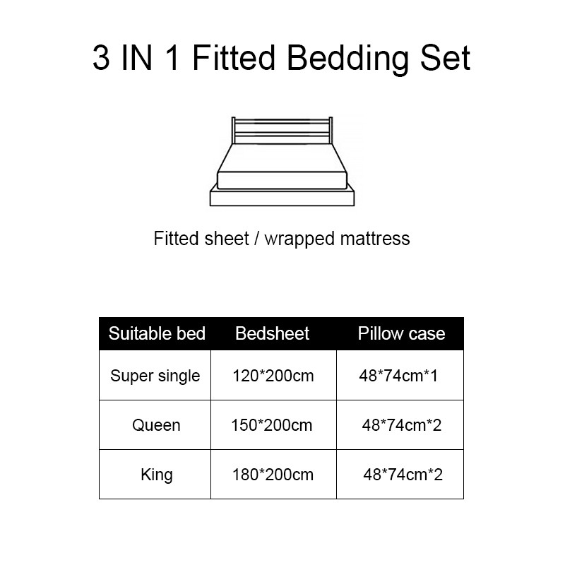 Set tấm ga trải giường và vỏ gối ABRACA DABRA lụa lạnh mềm mịn màu trơn giặt sạch được 5-38cm 1m2 1m5 1m8