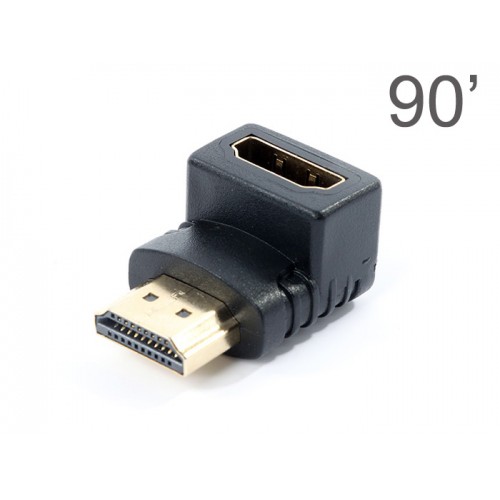 Đầu nối HDMI đổi góc 90 (chữ L)  đầu dương đầu âm