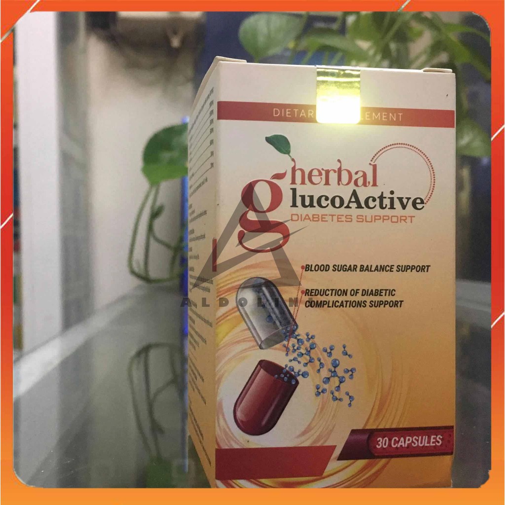 VIÊN UỐNG HERBAL GLUCOACTIVE - Hỗ Trợ Hạ Đường Huyết Cải Thiện Chỉ Số Ổn Định Sức Khỏe Toàn Diện - CHÍNH HÃNG HỘP 30V | BigBuy360 - bigbuy360.vn