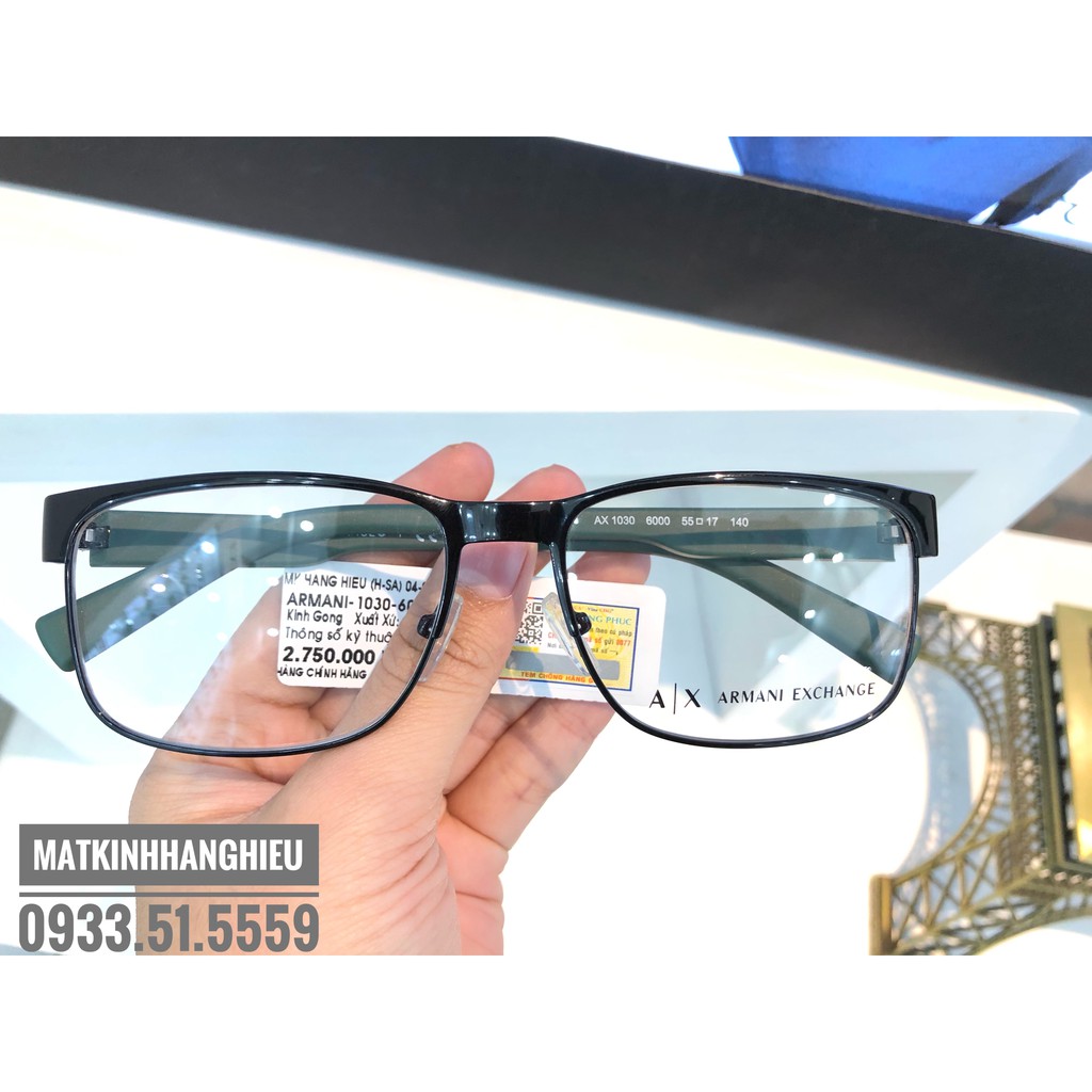 Gọng Kính Cận Thời Trang Chính Hãng ARMANI.EXCHANGE AX1030