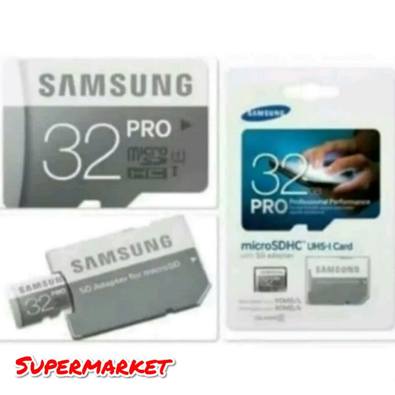 Thẻ Nhớ Samsung Pro 32gb Sdhc Sd Card Micro Sd Pro 90mb-s