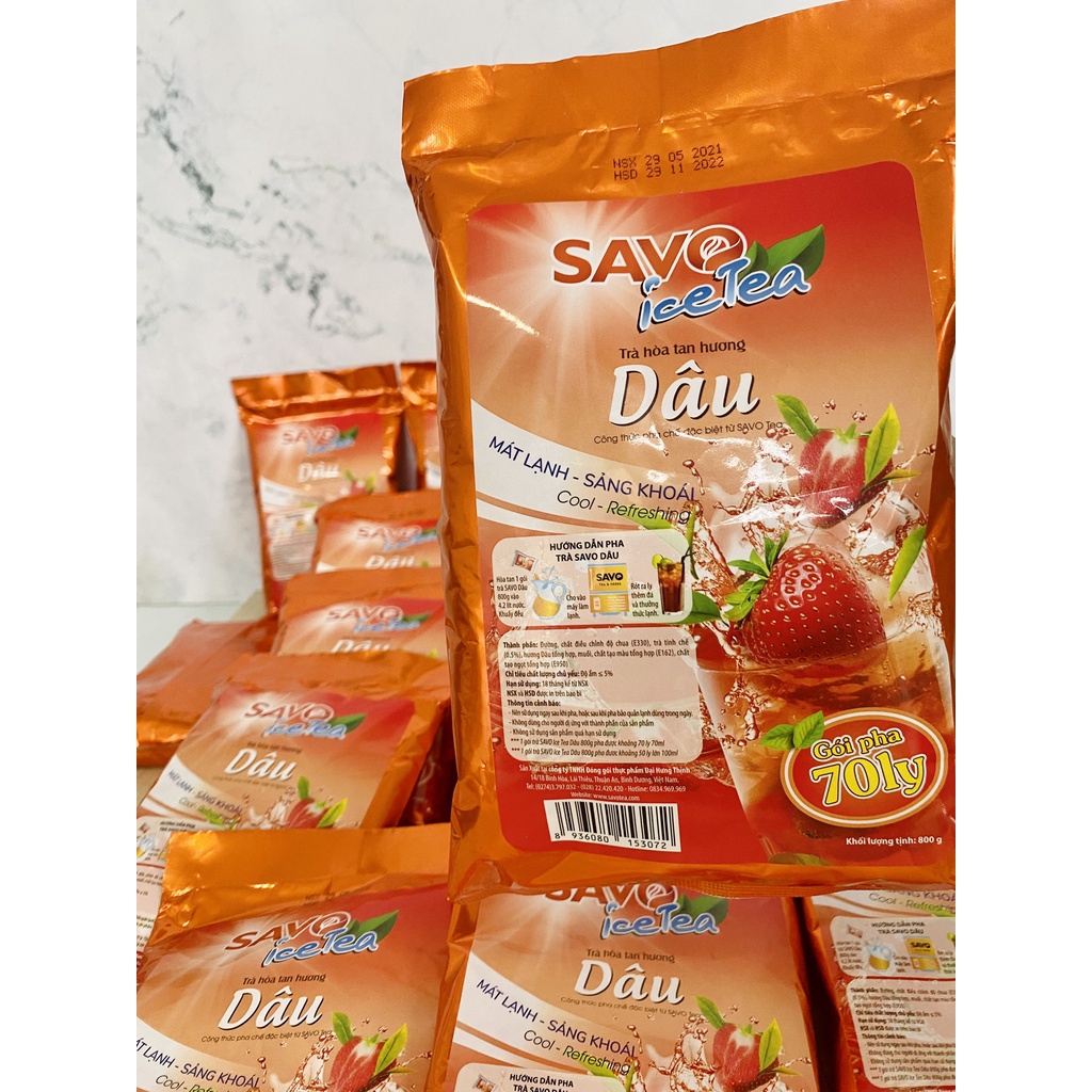 SAVO TRÀ TRÁI CÂY HOÀ TAN CÁC LOẠI