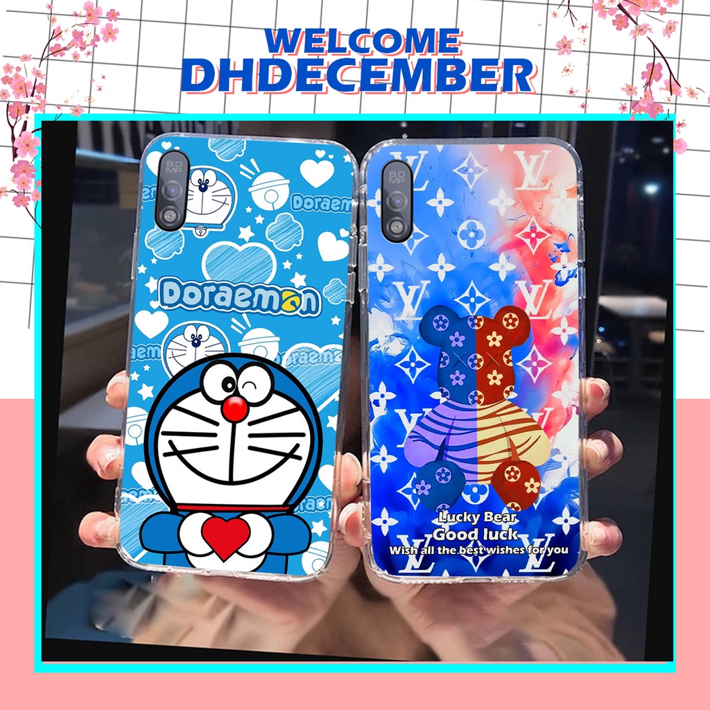 Ốp lưng Vsmart BEE 3 in hình gấu K@ws, gấu nâu, dor@emon RẺ- ĐẸP- BỀN